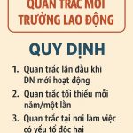 Quy định về quan trắc môi trường lao động