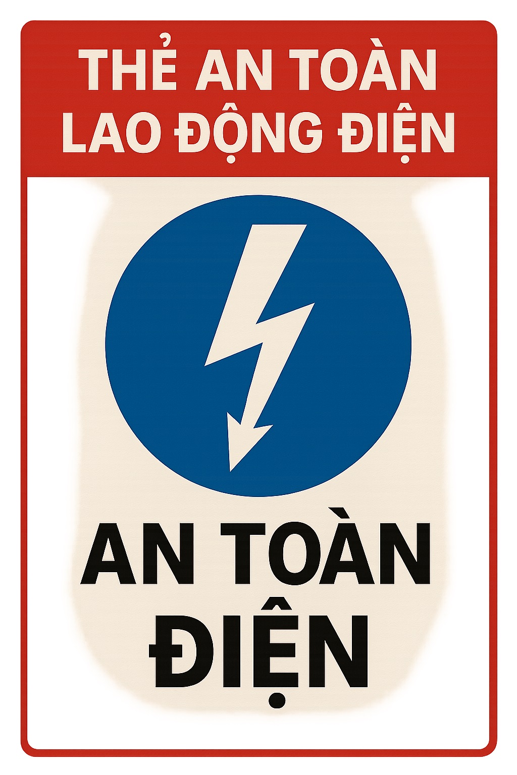 Thẻ An Toàn Lao Động Điện