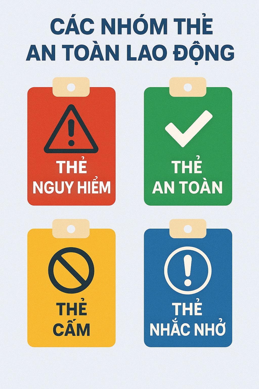 Các Nhóm Thẻ An Toàn Lao Động