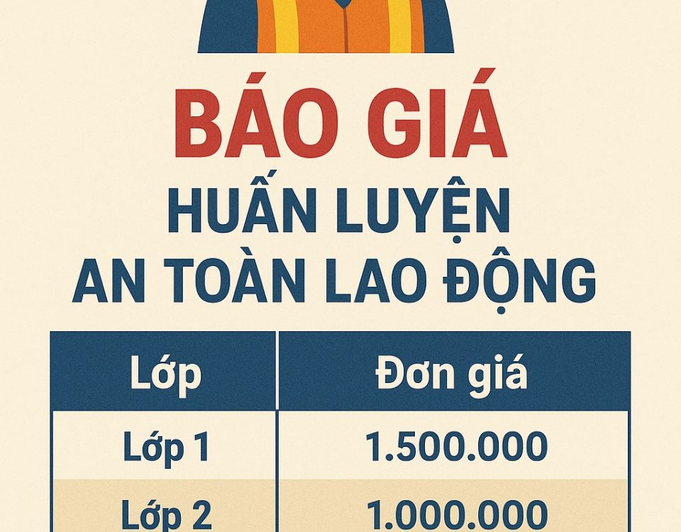 báo giá huấn luyện an toàn lao động