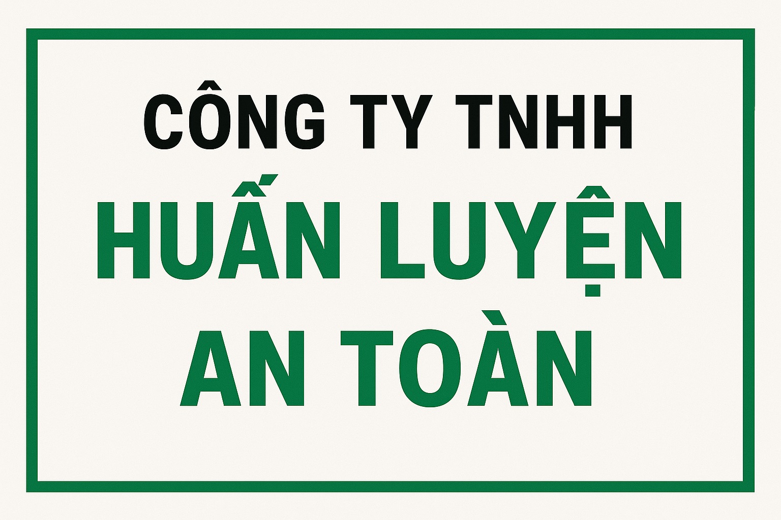 Công ty huấn luyện về an toàn vệ sinh lao động